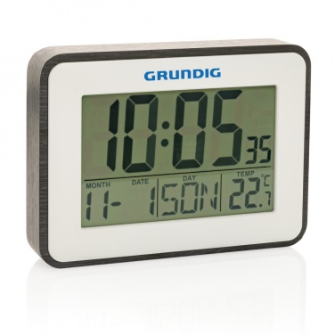 Logo trade promotional giveaways picture of: Grundig weatherstation alarm and calendar